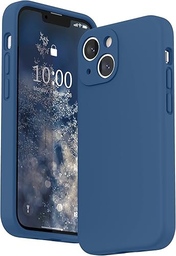 SURPHY Compatible con iPhone 13 Mini Funda con Protector de Pantalla, (Protección de Cámara y Forro de Microfibra Suave) Funda de Teléfono de