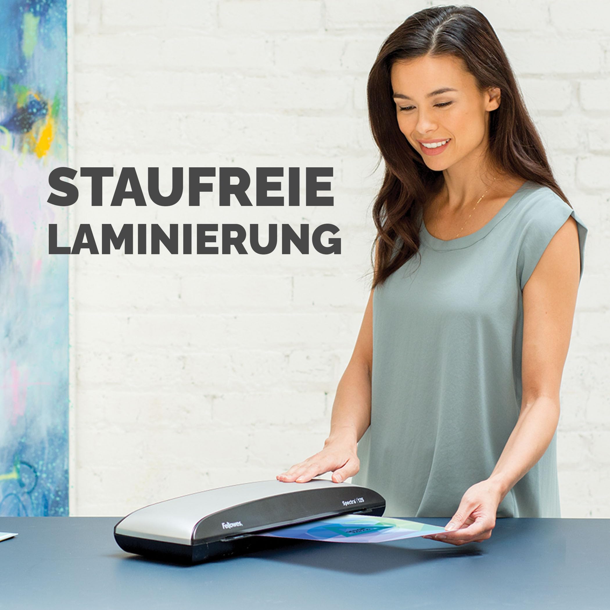 Fellowes A4 Laminiergerät, Spectra A4 für Einsteiger, für 80-125 Mikron Laminierfolien, bis A4 Format, für Zuhause/Home Office, inkl 10 gratis