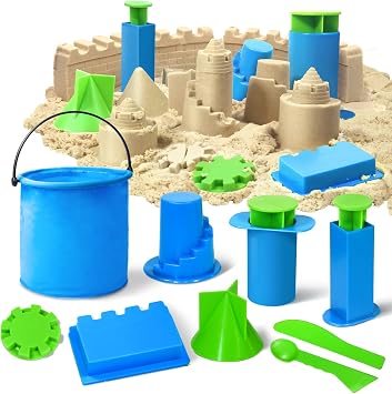 TOMMYHOME Beach Toys-Sand Brick Maker Set.Sand Castle Making Tools Castle