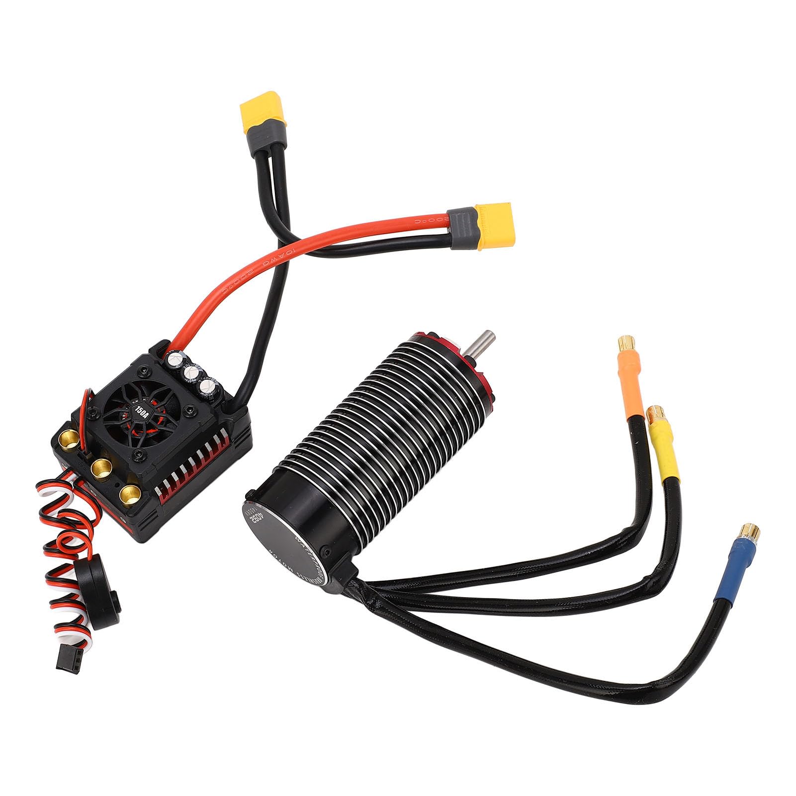 4092 Bezszczotkowy Silnik Bezczujnikowy, Bezszczotkowy Silnik 1450KV z 150A ESC 1/7 1/8 Skala Bezszczotkowy Silnik i Esc Combo do Samochodu RC