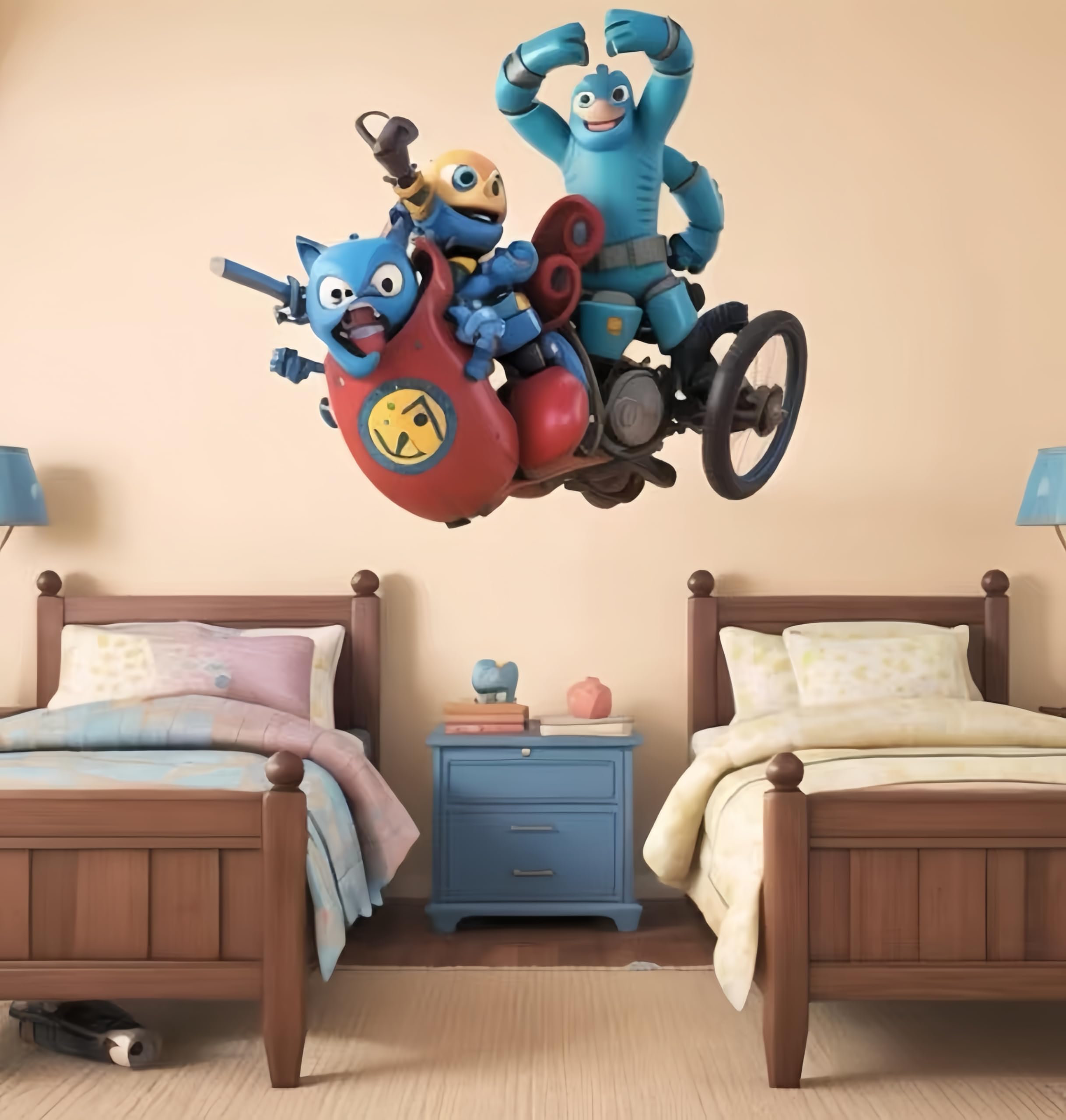 Adesivi Murali Rimovibili Sacinora – Foglio Vinile 39x90 Cm, Decorazione Cameretta Bambini