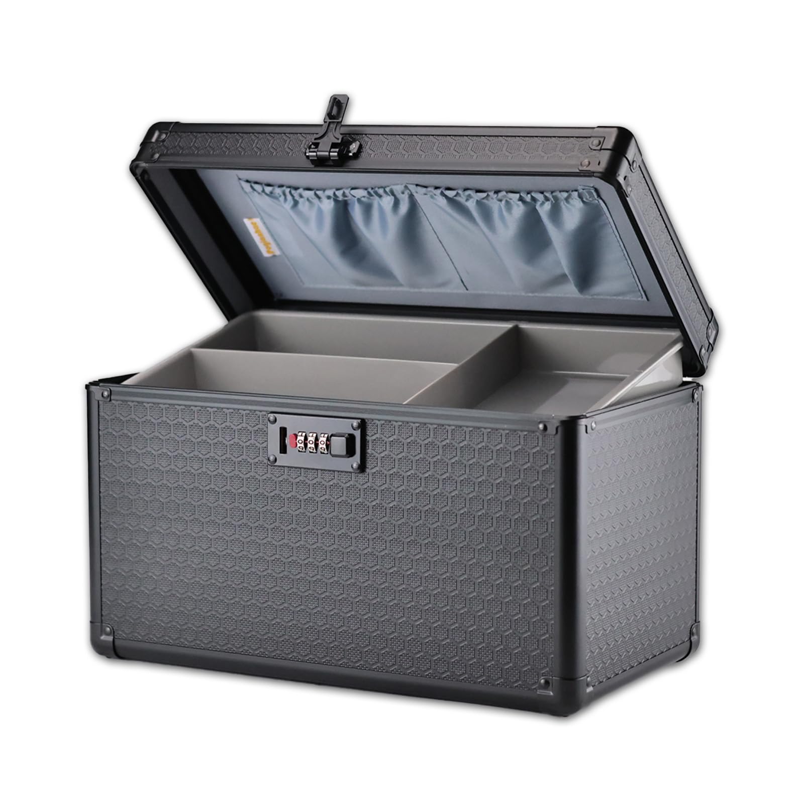Pogianhae Medicine Lock Box with Code, Secure Multipurpose Locking Box
