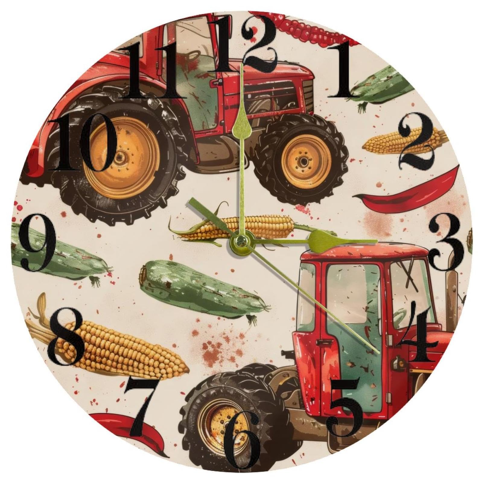 Horloge silencieuse sans tic-tac à quartz pour chambre enfant