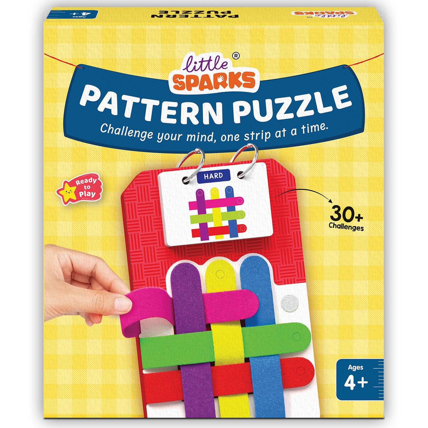 Smartivity Pattern Puzzle Game for Kids | DIY Matching & Pattern Recognition Toy | Develops Hand-Eye Coordination, Colour & Logical Thinking | Educational Travel Game for Ages 4–8 Years-image-4