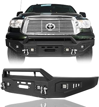 Seana Tundra Front Bumper with Winch Plate for Toyota Tundra 2007 2008 2009 2010 2011 2012 2013 Pickup Truck