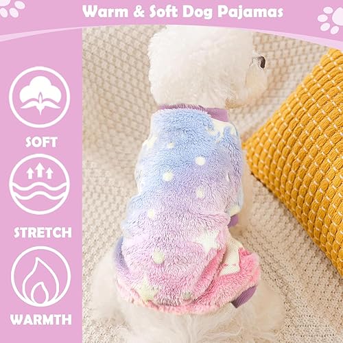 Miniatura 3 de Pijama para perros pequeños, ropa para cachorros Yorkie de taza de té, suéter para niña y niño (S)