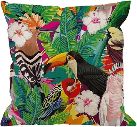parrot outdoor pillows