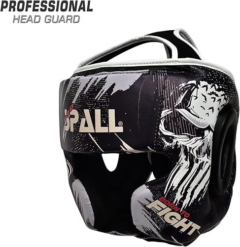 Miniatura 2 de Spall Pro US Head Guard - Casco de entrenamiento de artes marciales, artes marciales, artes marciales, artes marciales MMA y taekwondo, casco de