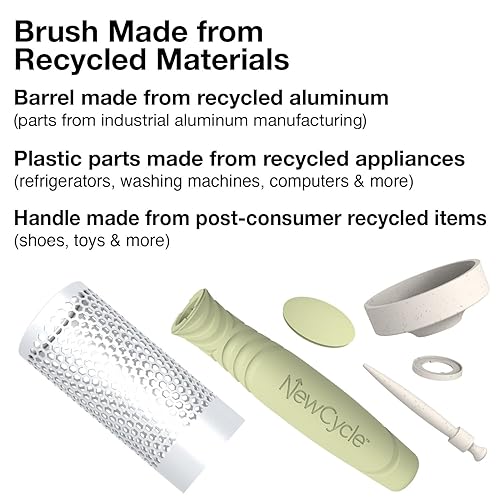 Miniatura 2 de Olivia Garden Cepillo térmico redondo NewCycle (no eléctrico) con barril de cerámica, tecnología iónica y fabricado con material 100% reciclado