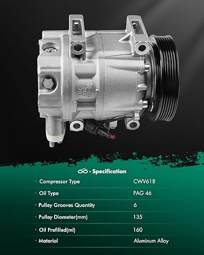 Miniatura 8 de SCITOO Compresor CA CO 10552C Compatible para I-nfinit I30 para N-issan Maxima 3.0L 1997 1998 1999 2000 2001