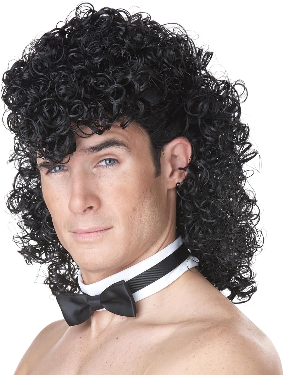 Girl's Night Out, Adult Sized Wig, Black
