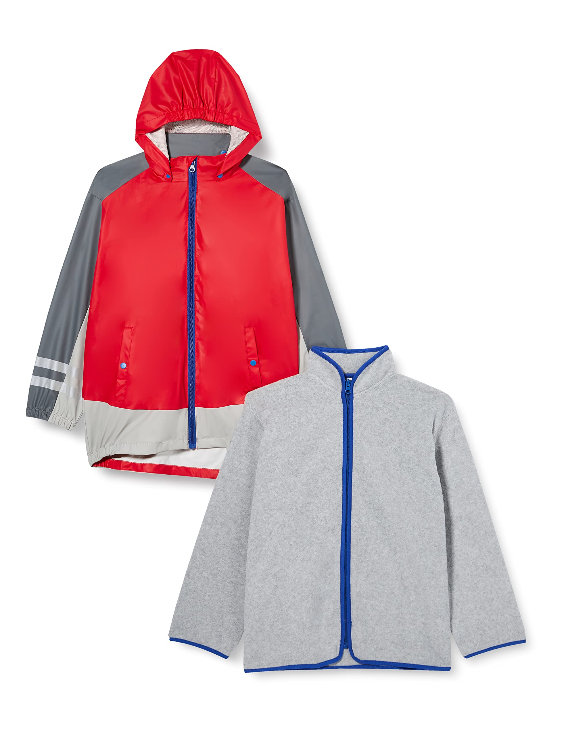 Playshoes Unisex Wasserdichte Funktions-jacke 3 in 1 Regenmantel Regenjacke Regenbekleidung (1er Pack)