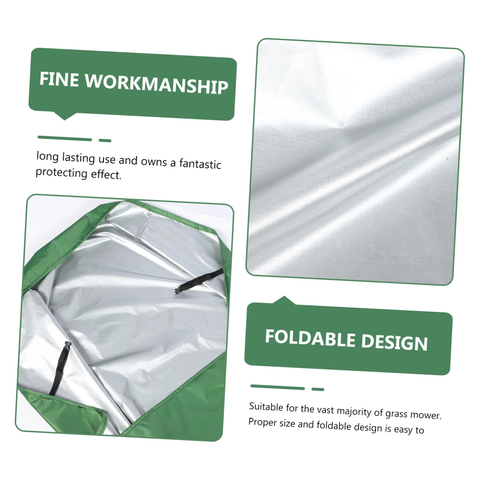 FUNOMOCYA 1Pc Lawnmower Cover Protective Shield Tent for Outdoor Use Lawn Mowers for All Weather Conditions