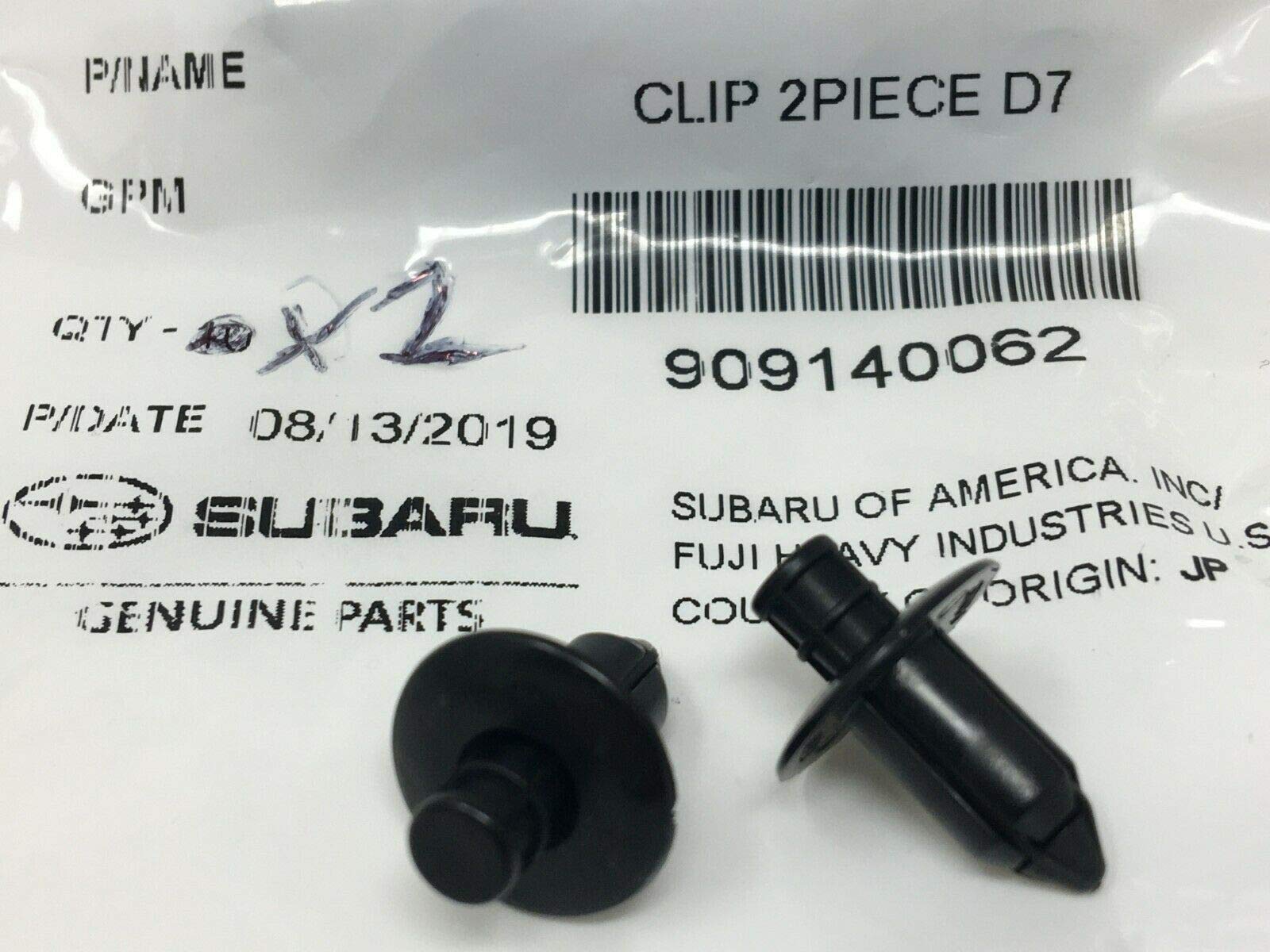 10 Clips De Plástico Para Molduras De Arco De Rueda En La Pa