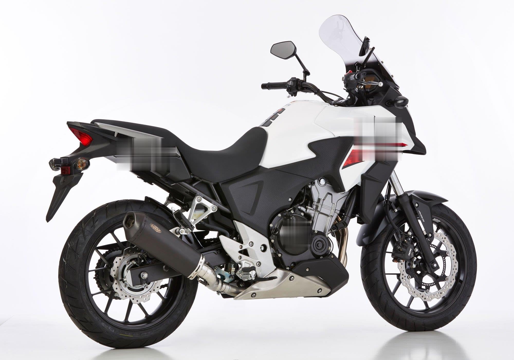 DSX-10 - Ammortizzatore di ricambio (2-1) per Honda CBR500R PC44 471 ccm anno di costruzione 2013-2015