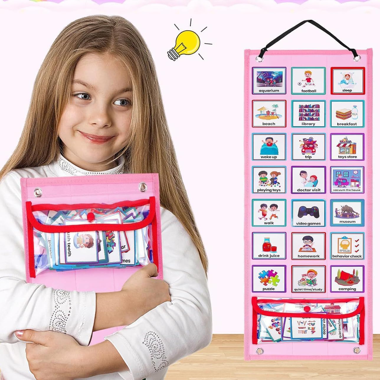 Visual Timetable For Kids - Daily Routine Chart For Autism & ADHD, Homeschool & Classroom Learning Aid 12 thumbnail image