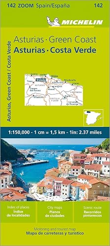 Mapa Zoom Asturias, Costa Verde (11142): Straßen- und Tourismuskarte 1:150.000