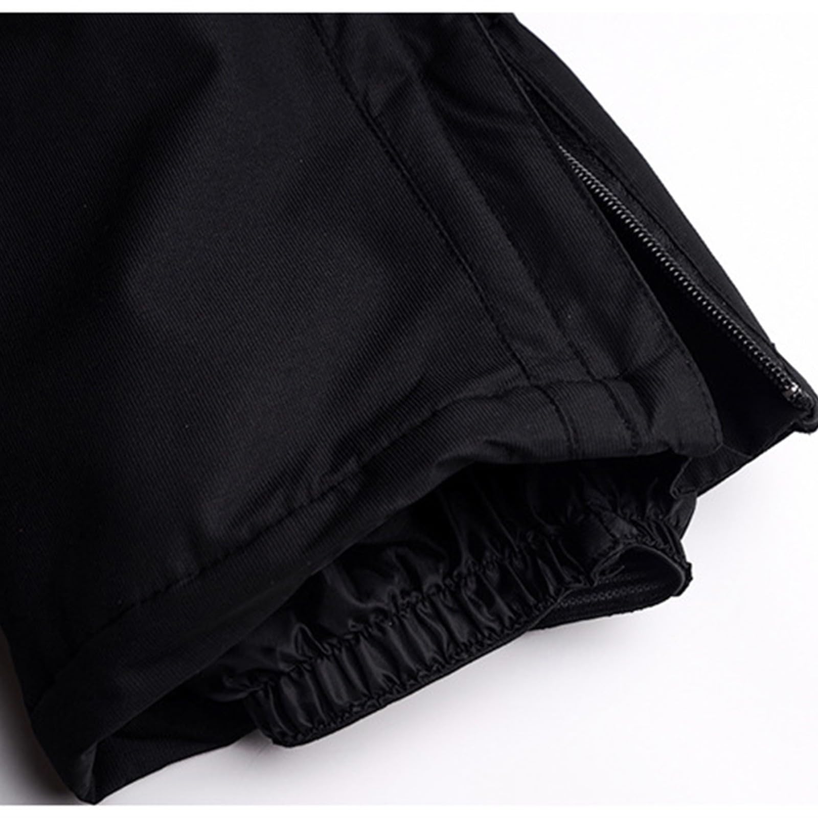 Pantalon de neige pour garçons et filles avec sangle réglable et fermeture éclair - Combinaison de ski isolée - Imperméable - Pantalon de pluie avec poches - Coupe large - Pantalon de neige tendance