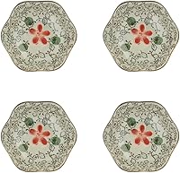 Vista 1 de Platos de postre para el hogar, plato de cerámica para salsa de soja, sushi, salsa de soja, aperitivos, platos para aperitivos (color B)