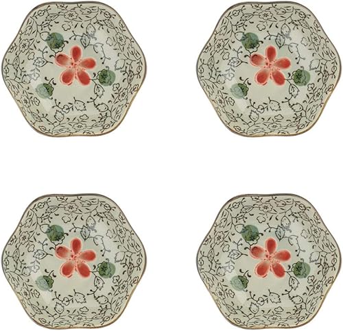 Platos de postre para el hogar, plato de cerámica para salsa de soja, sushi, salsa de soja, aperitivos, platos para aperitivos (color  B)