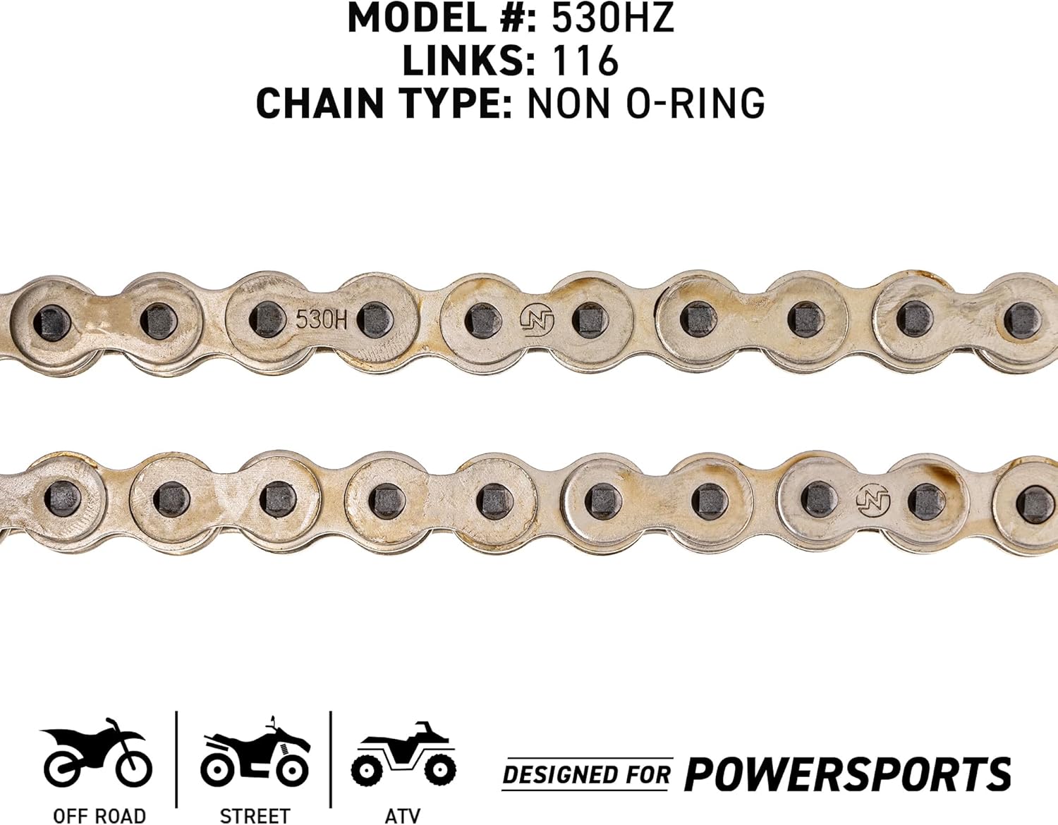NICHE Drive Sprocket Chain Combo for Yamaha FZ1 Fazer FZS1000 Front 16 Rear 44 Tooth 530HZ Standard 116 Links