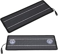 Vista 6 de Greensen Cargador de panel solar de 12 V, panel monocristalino para automóvil, camión, autocaravana, barcos, autocaravana