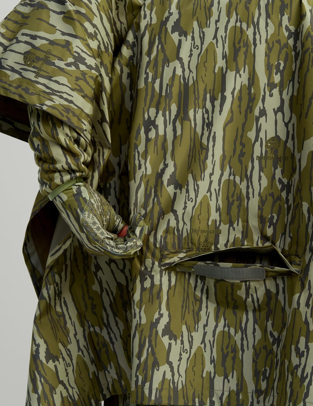 NOMAD Men's Poncho Packable Waterproof Camo Rain Poncho