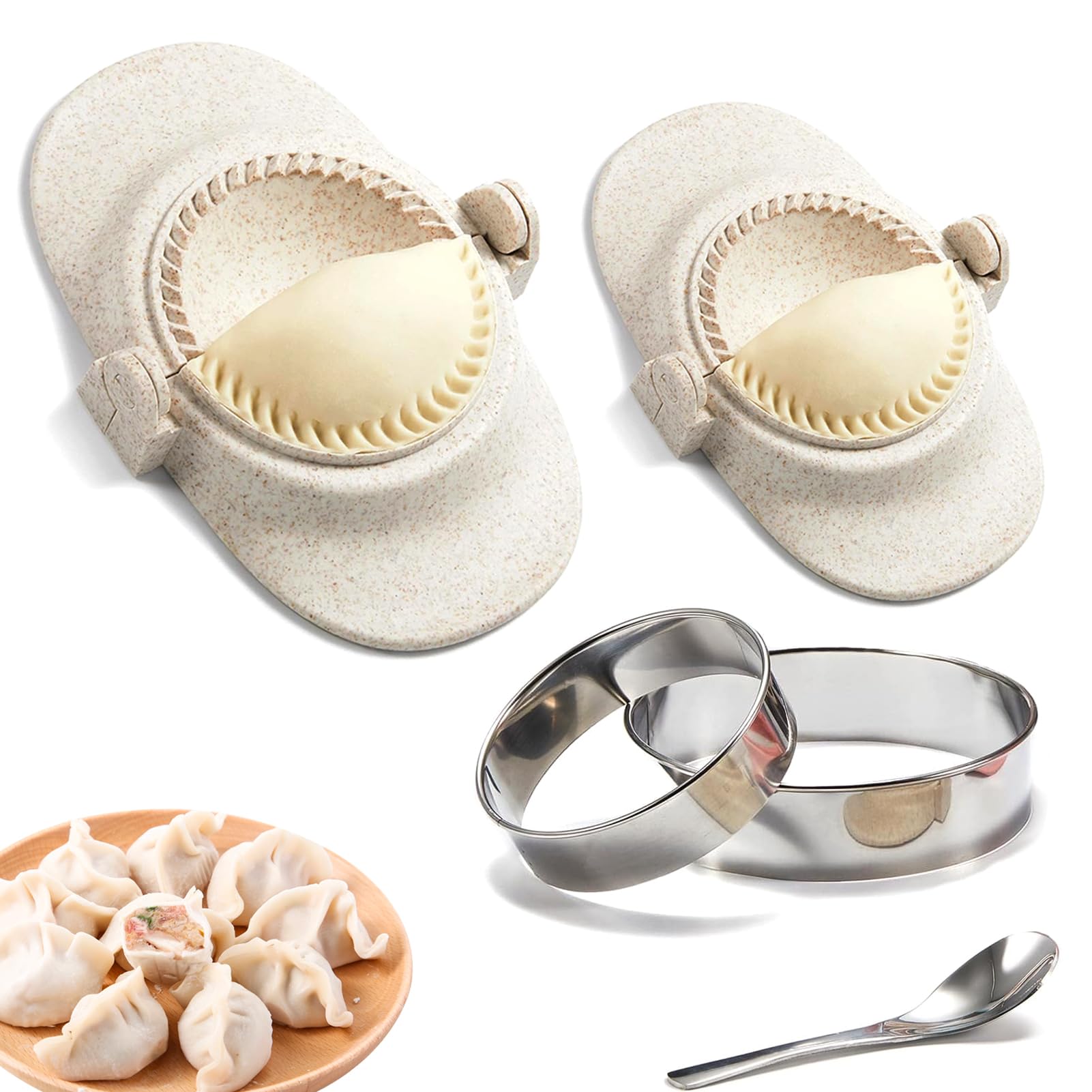 Machine à raviolis et moule empanada 10,2 cm pour gyoza pastelitos et calzone maison