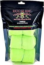 Bugslide 14x14 3 Pack of Microfiber Cleaning Towels, Cleans, Polishes and Shines all Surfaces without Scratching, For Use with all Bugslide Cleaning Products