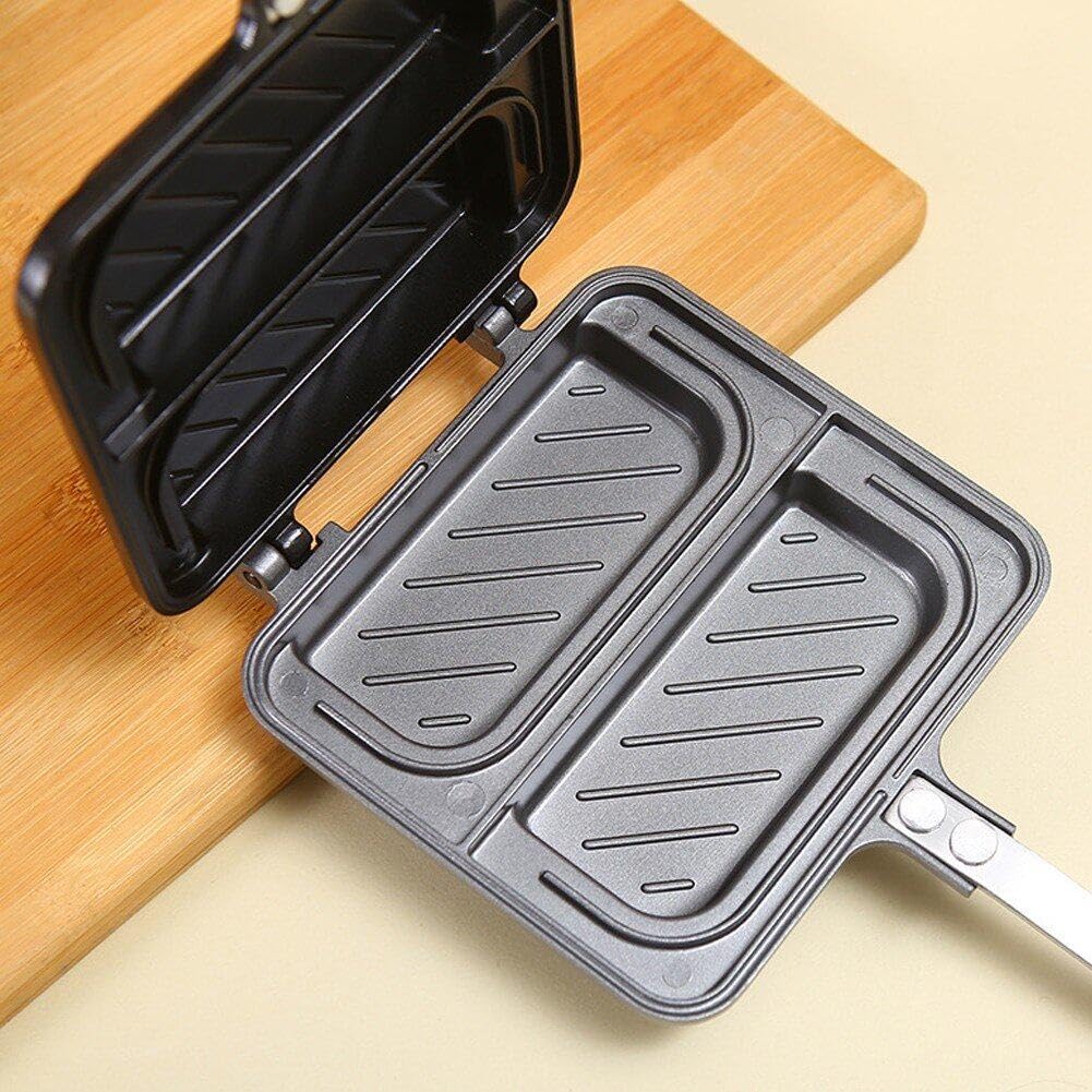 Macchina per Colazione Staccabile, Comoda Padella, Padelle a Doppia Faccia, Macchina Portatile per Colazione, Non per Cucina