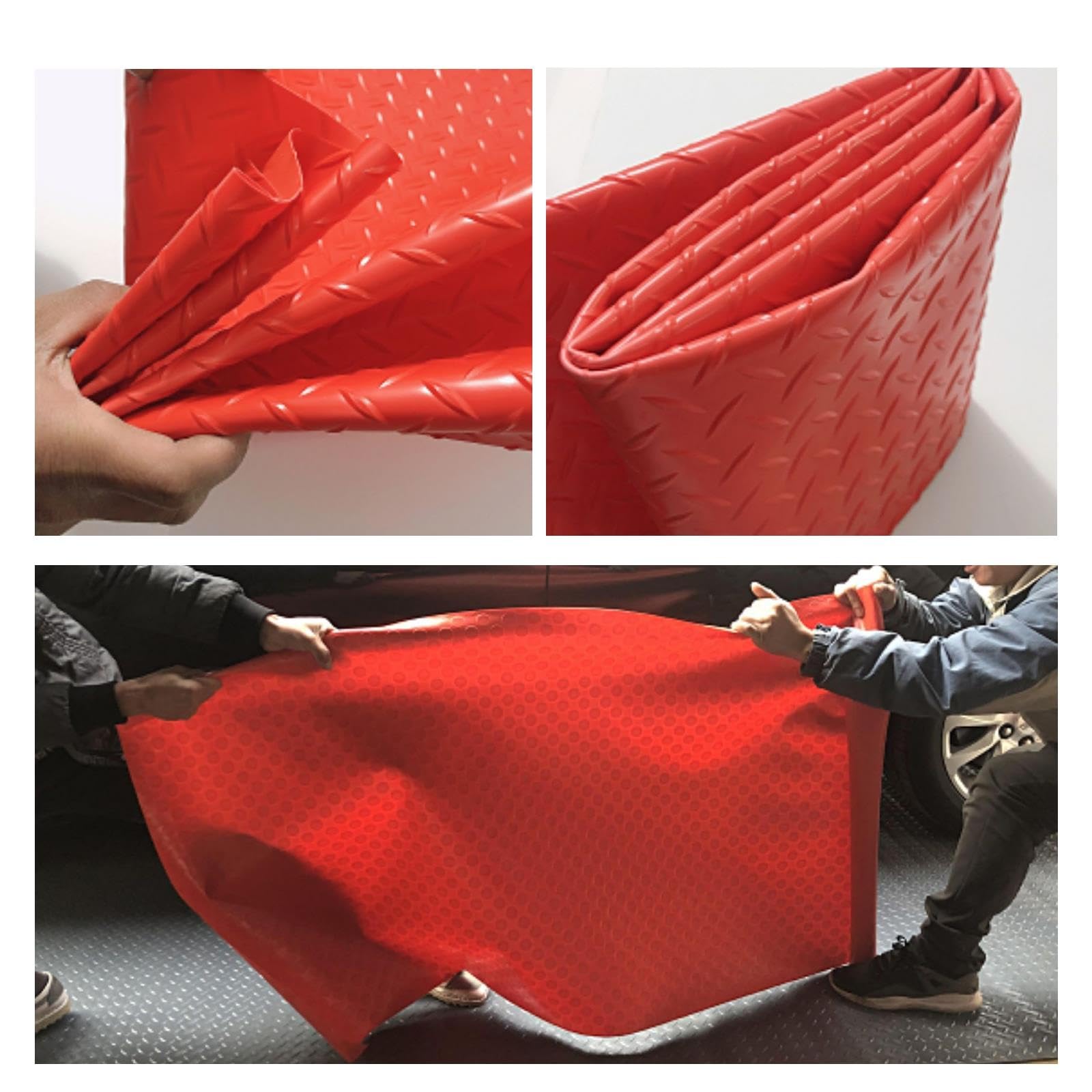 Tappeto PVC Texture Diamante, Tappeto Antiscivolo Tagliabile