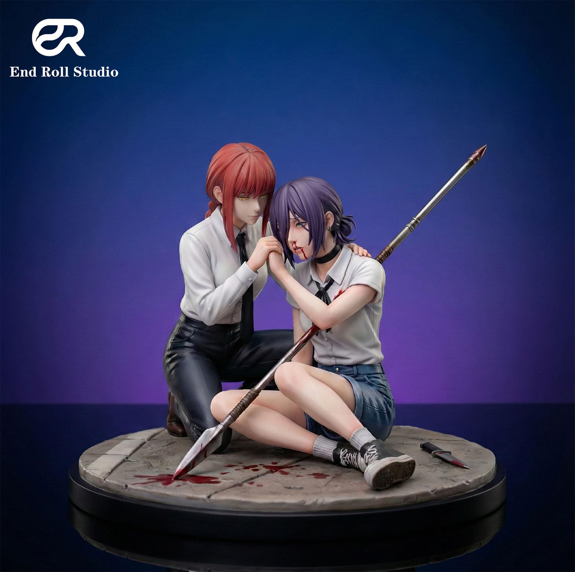 Amazon.co.jp: 瑪奇瑪マキマ&蕾塞レゼ フィギュア ガレージキット