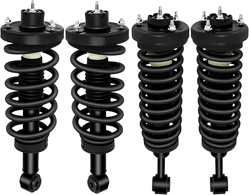 ECCPP Juego de 4 amortiguadores completos para Ford Expedition, amortiguadores delanteros y traseros para 2003 2004 2005 2006 para Ford Expedition,