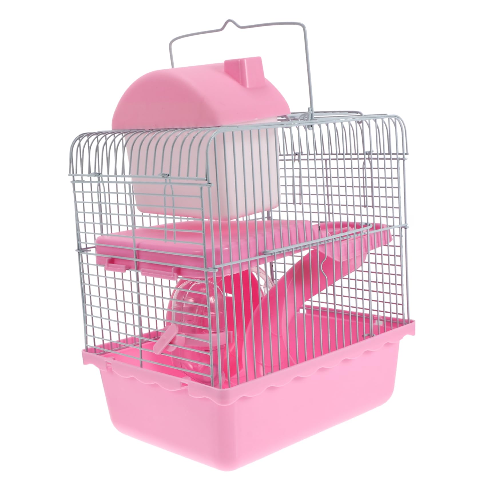 Toyvian Cage Double Couche pour Hamster Petit Nid de Jeu et Durable Maison Transportable pour Petits Animaux