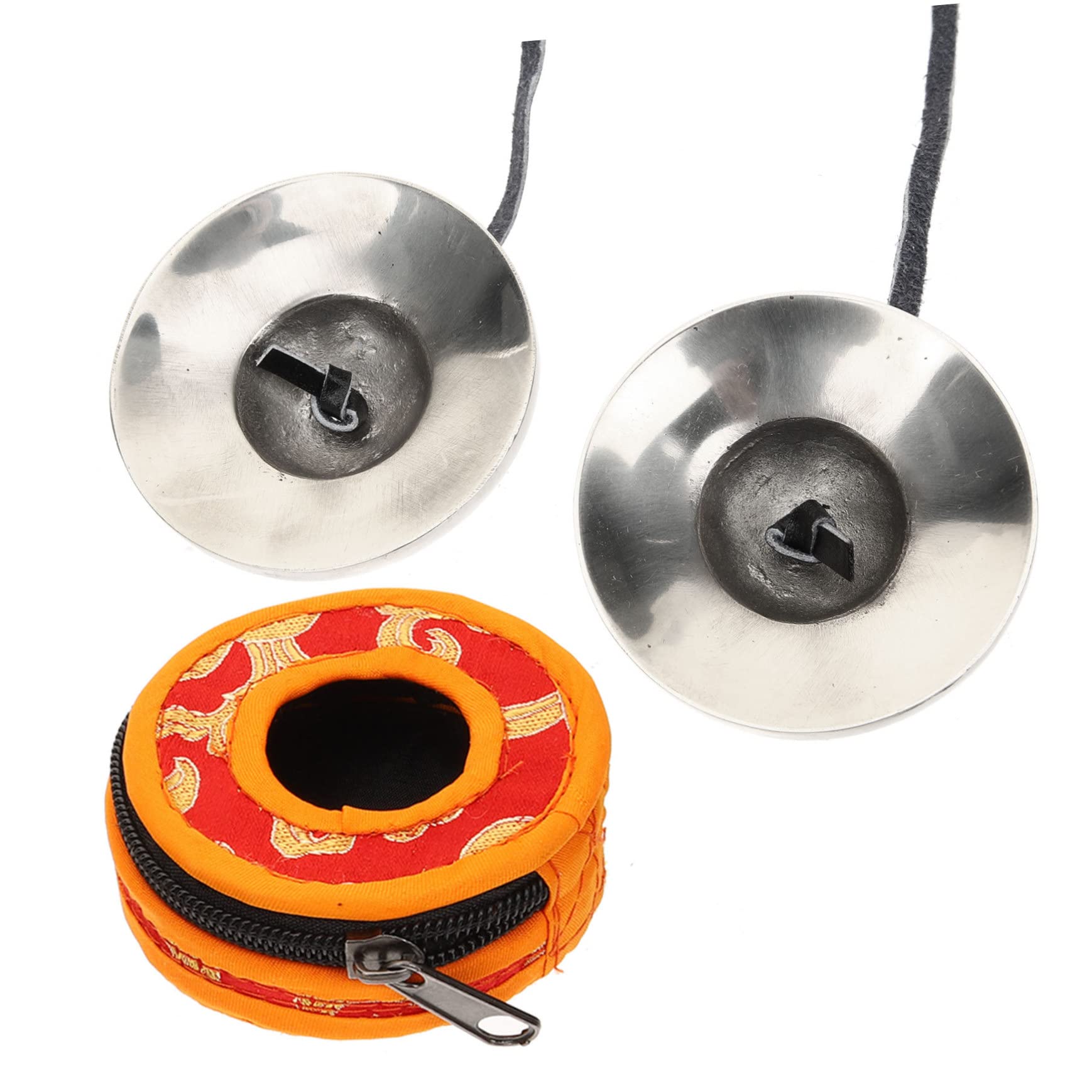 TOYANDONA Campañas Tingsha Hechas Mano Instrumento De Percusión Platillo De Budismo Para y Yoga