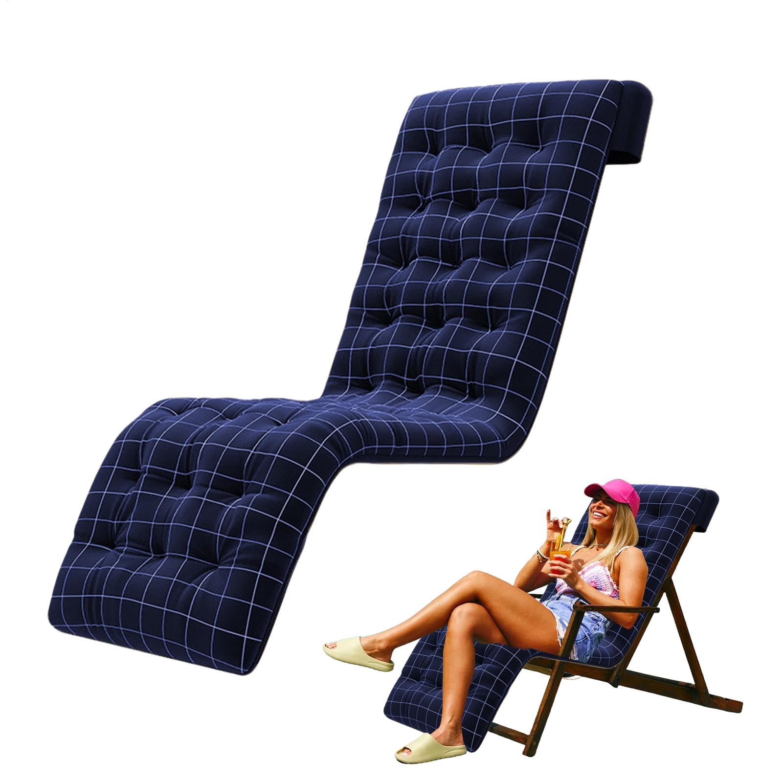 Cojín para silla mecedora ergonómico y transpirable para el asiento del jardín