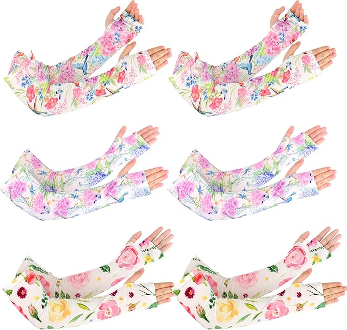 KSSZZCO Arm Sleeves for Women 6 Pairs Farmers Defense