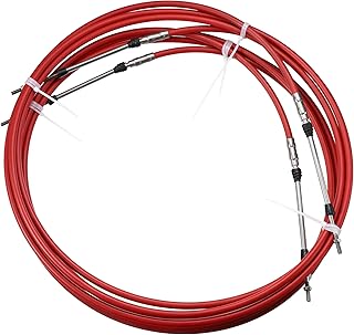 Motoforti 2 cables de 13 pies y 157 pulgadas, color rojo