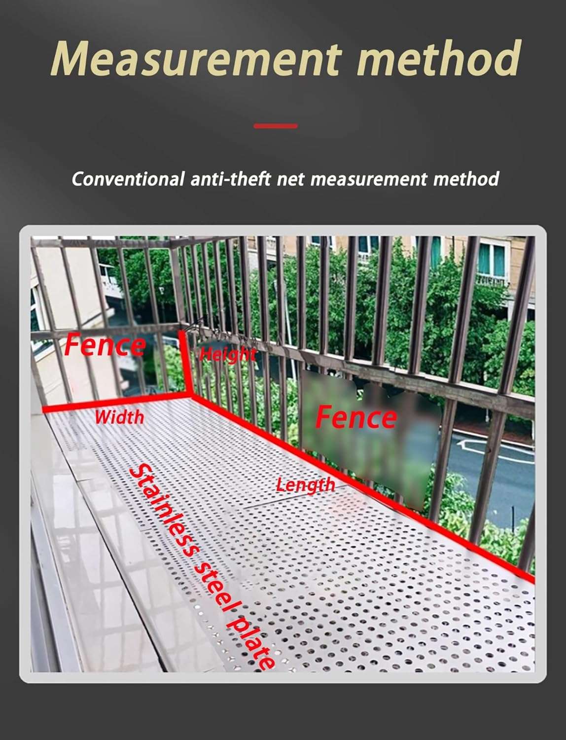 304 Stainless Steel Perforated Sheet, Anti-Theft Window Guard, Garden Balcony Fence Protection, Leakproof Roll Mesh Panel, Durable Ventilation Shield (75x100cm)