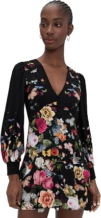 alice + olivia Womens Irene Mini Dress