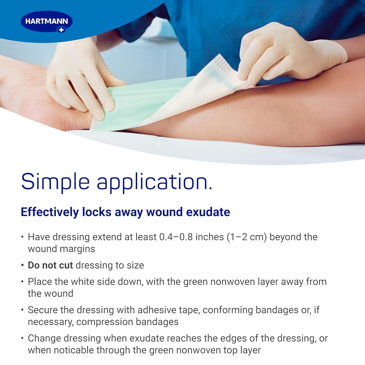 Zetuvit Plus Non-Bordered Superabsorbent Dressings