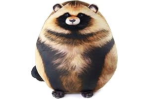 12 Inches XL Raccoon Plush Pillow