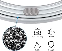 Vista 6 de Base giratoria de tablero de rompecabezas, tablero giratorio de rompecabezas giratorio de 360°, mesa giratoria para 1000/1500 piezas Lazy Susan