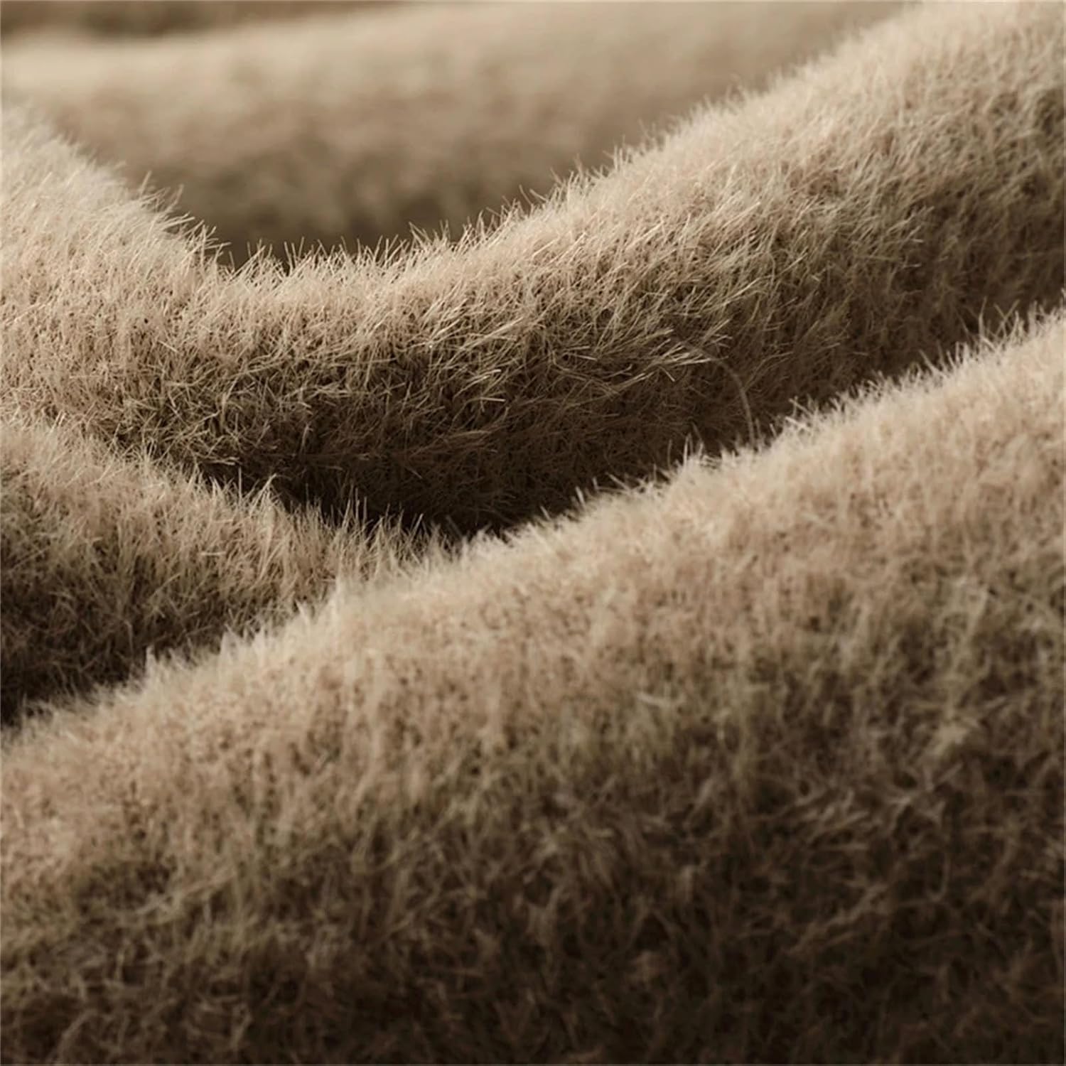 Men's Winter Warm Thick Wool Leggings Mid Waist Thermal Pants Large Size Fashionable Winter Base Layer Pants