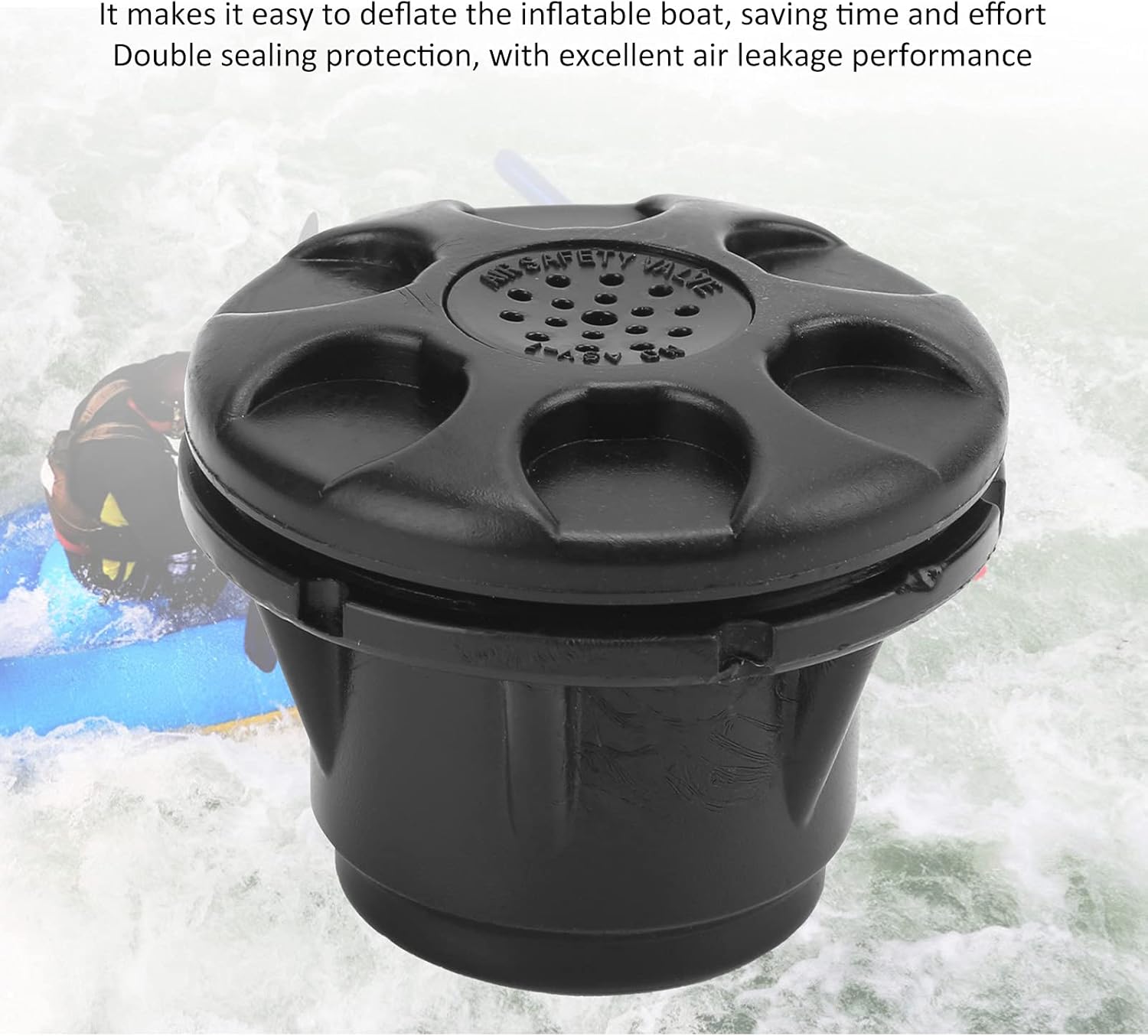SUCIE Inflatable Valve, Lightweight Kayak Relief Valves Kayak Air Valve