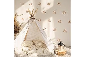 Peel and Stick Wall Decals: Transform Your Space with Boho Rainbow Decor