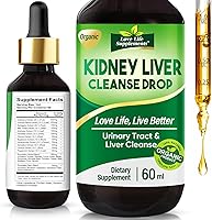 LoveLifeSupplements Liver Cleanse Detox & Repair Drops - Natural Herbal Liquid Supplement for Liver Health & Detox Support