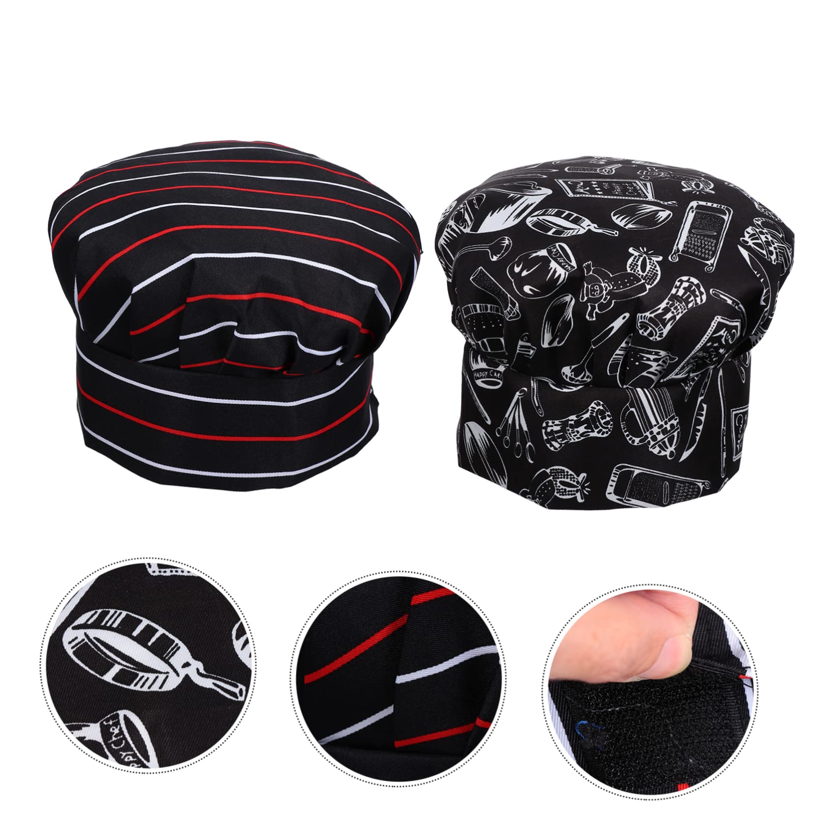 FOMIYES Gorro De Chef para Cocina Y Sombrero De Trabajo Unisex con Transpirable Circunferencia