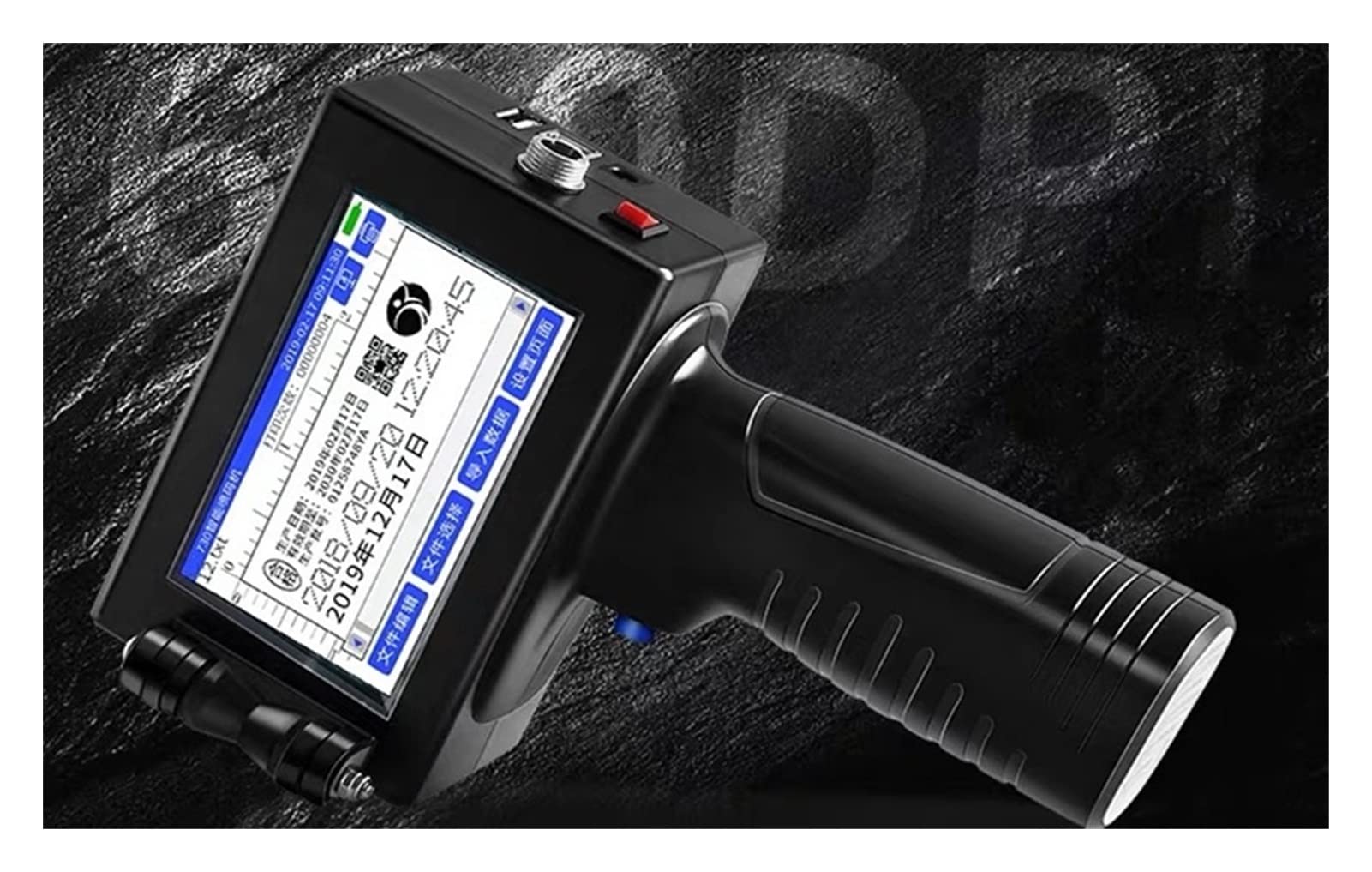 Ręczna drukarka atramentowa, Automatyczna linia montażowa maszyny do kodowania może drukować datę produkcji Qr. Kod online Smart Handheld Inkjet Drukarka Mały(Manual)