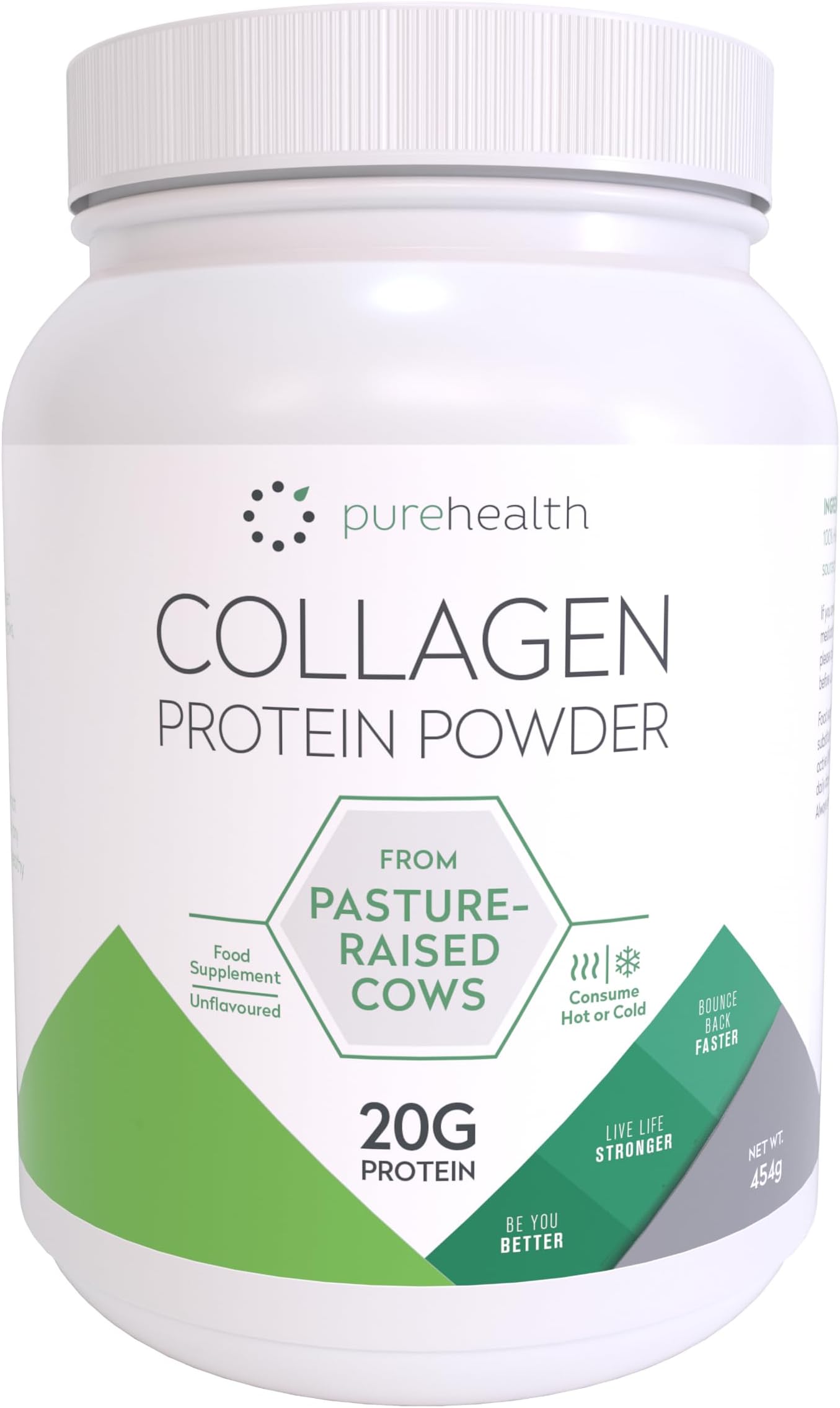 Hydrolysed Bovine Collagen Peptides | Grass Fed | 20g Protein